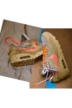Original Nike Off-White Airmax Desert Ore Color