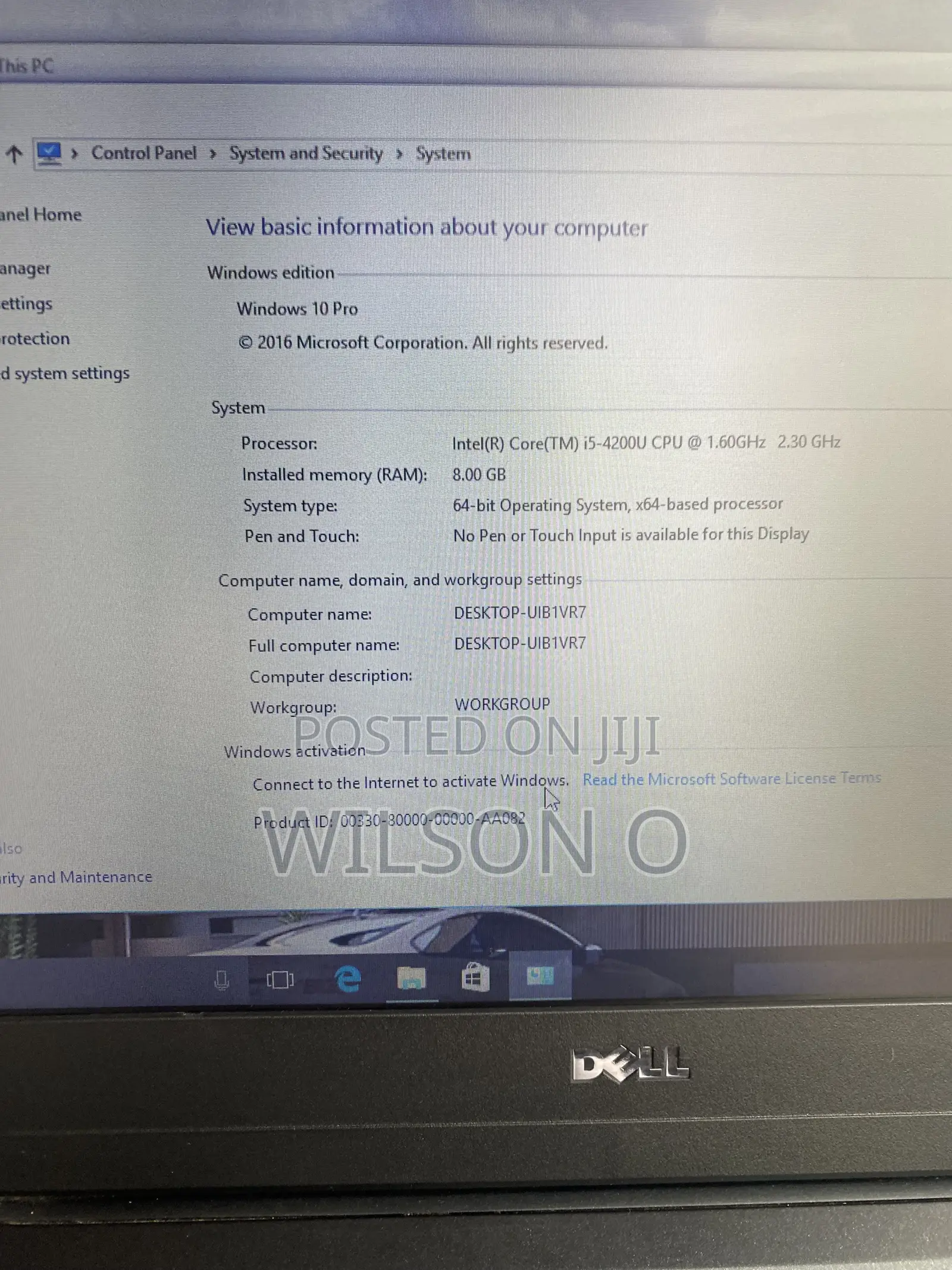 Laptop Dell Latitude E7240 8GB Intel Core i5 SSD 256GB