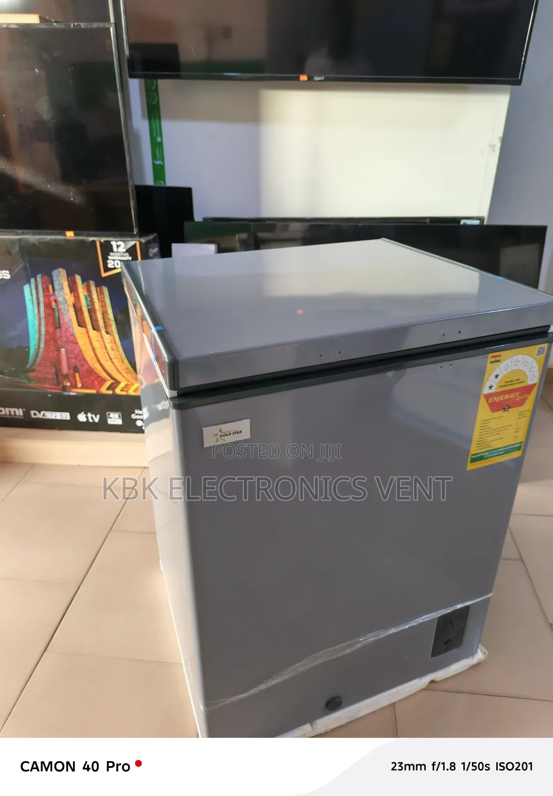 Gold Star 150liter Chest Freezer With Glass