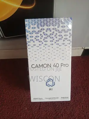 New Tecno Camon 40 Pro 5G 256 GB Black