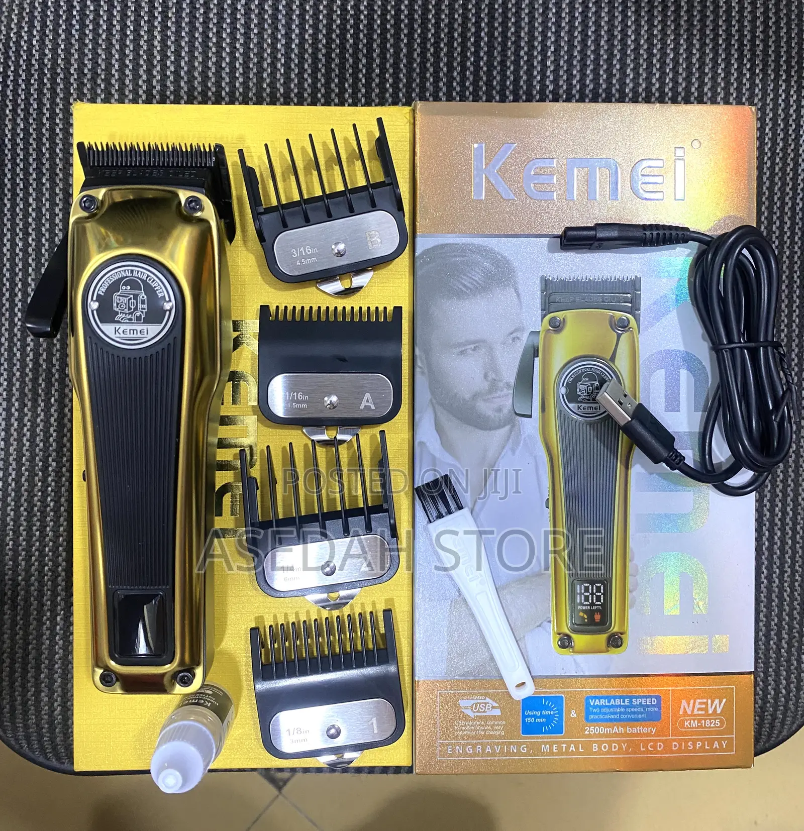 Kemei Commercial Clipper Rechargeable