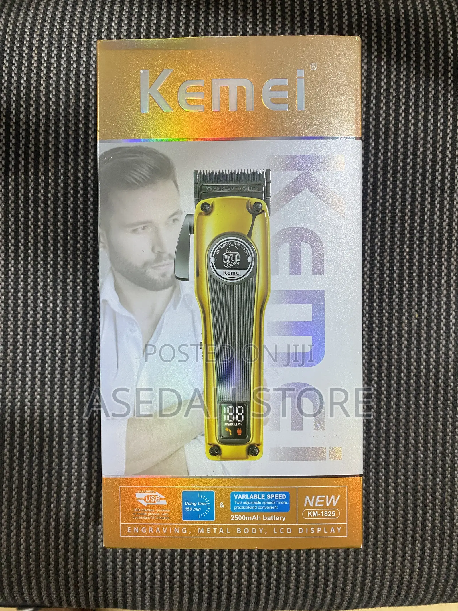 Kemei Commercial Clipper Rechargeable