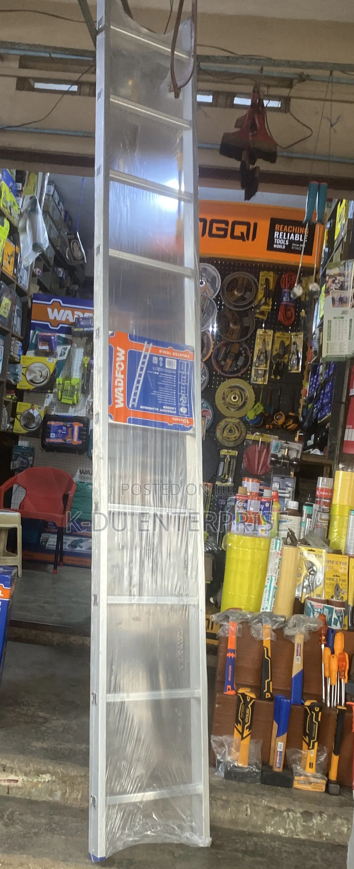 Single Aluminum Ladder 10steps