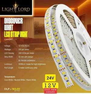 Brilliant Pure Smoot Led Strip 10meters 12v and 24v