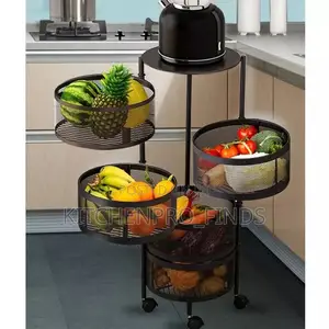 5 Tier Rotating Storage Rack