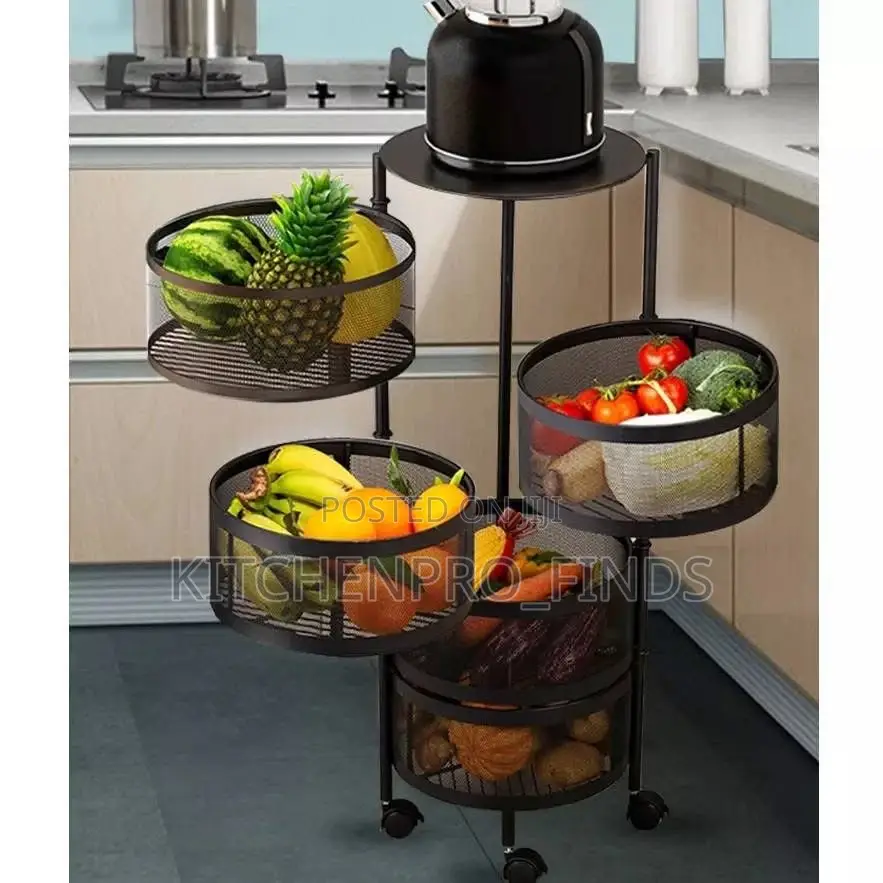 5 Tier Rotating Storage Rack