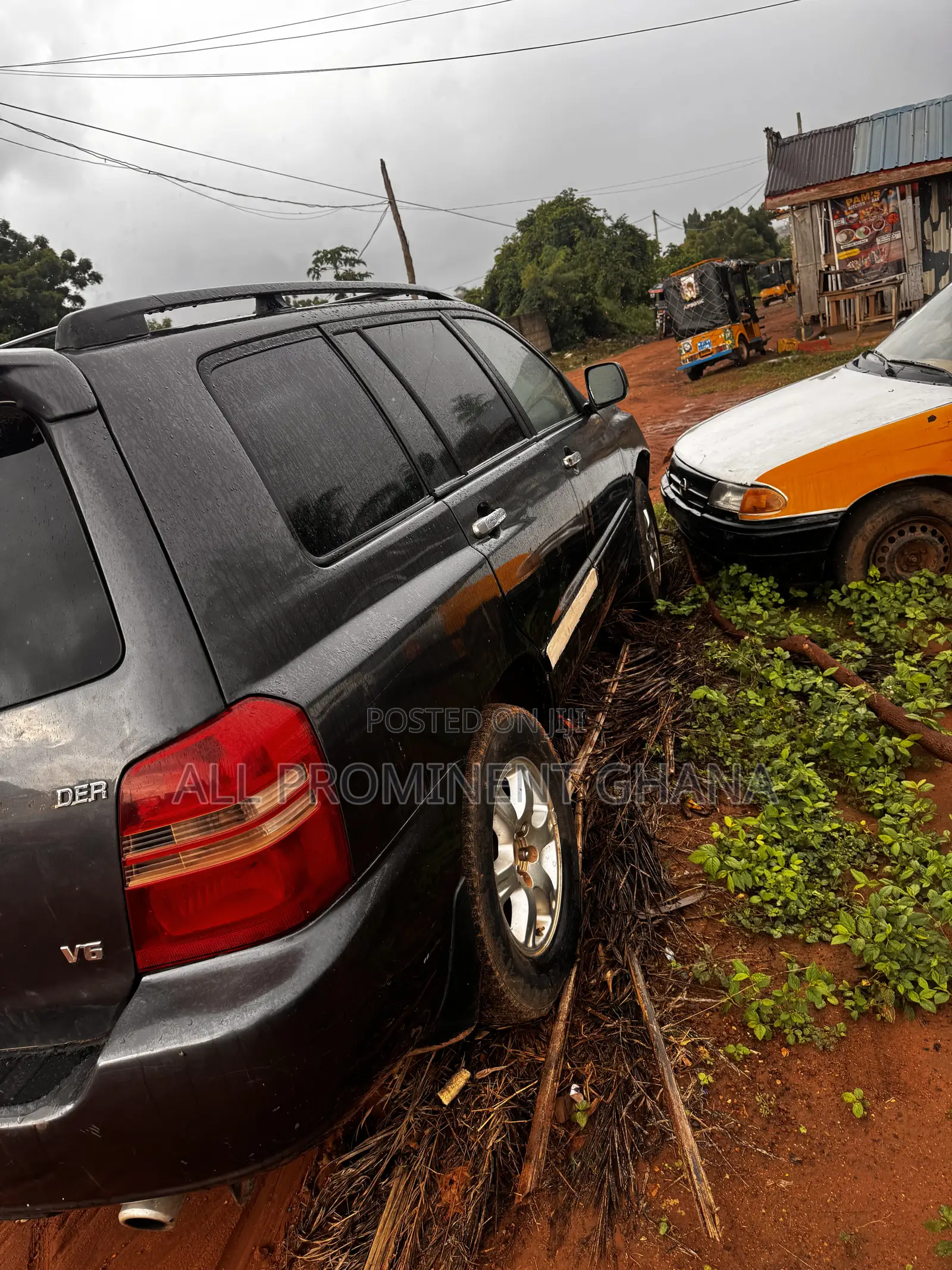 Toyota Highlander Limited V6 AWD 2002 Black