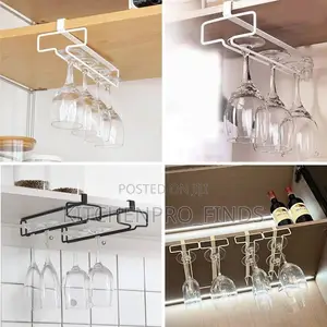 Under Shelves Wine Glass Holder