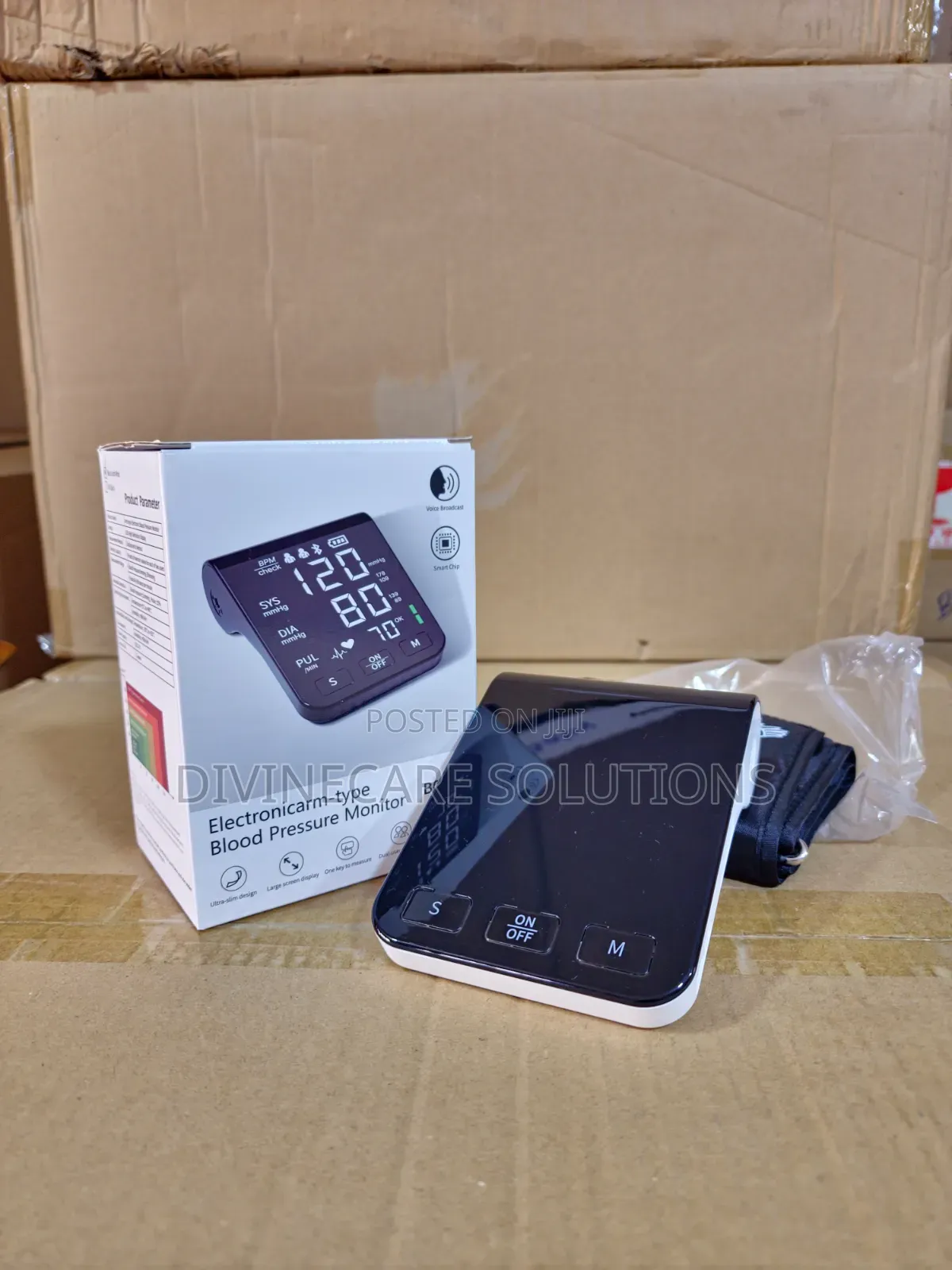 Rechargeable Blood Pressure Monitor (Flat Screen Type)