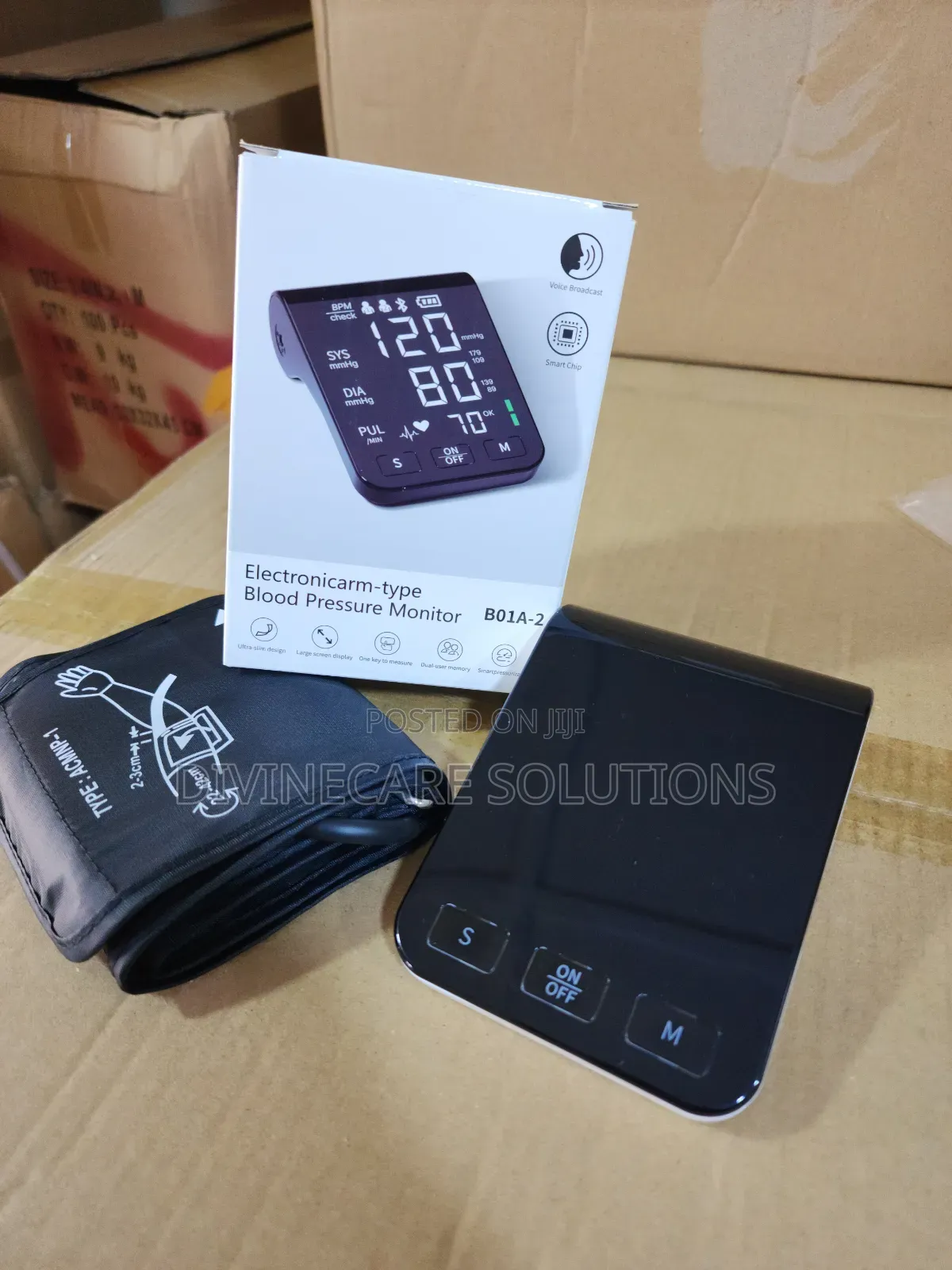 Rechargeable Blood Pressure Monitor (Flat Screen Type)