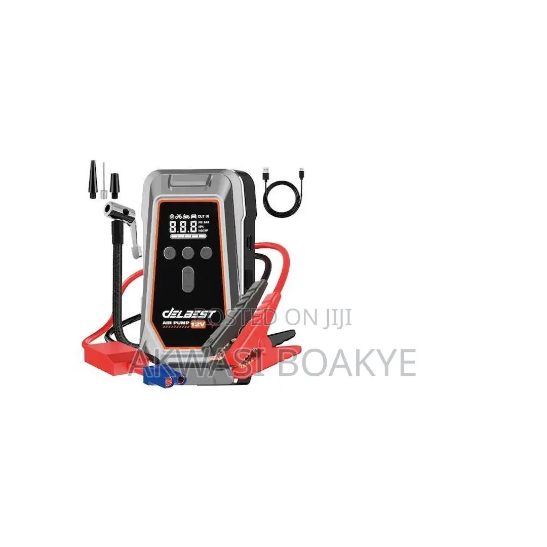 Car Jump Starter + Air Pump - Emergency Car Kit