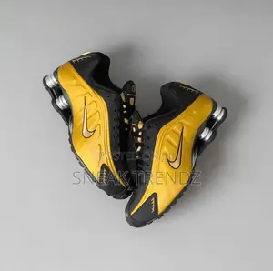 Nike Air Shox Golden Yellow N Black