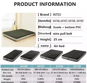 Single Size Inflatable Mattress