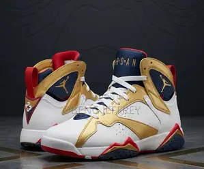 Original Air Jordan 7 Metallic Gold