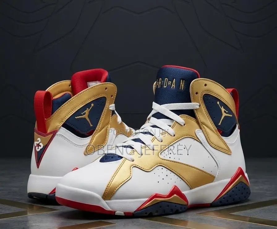 Original Air Jordan 7 Metallic Gold