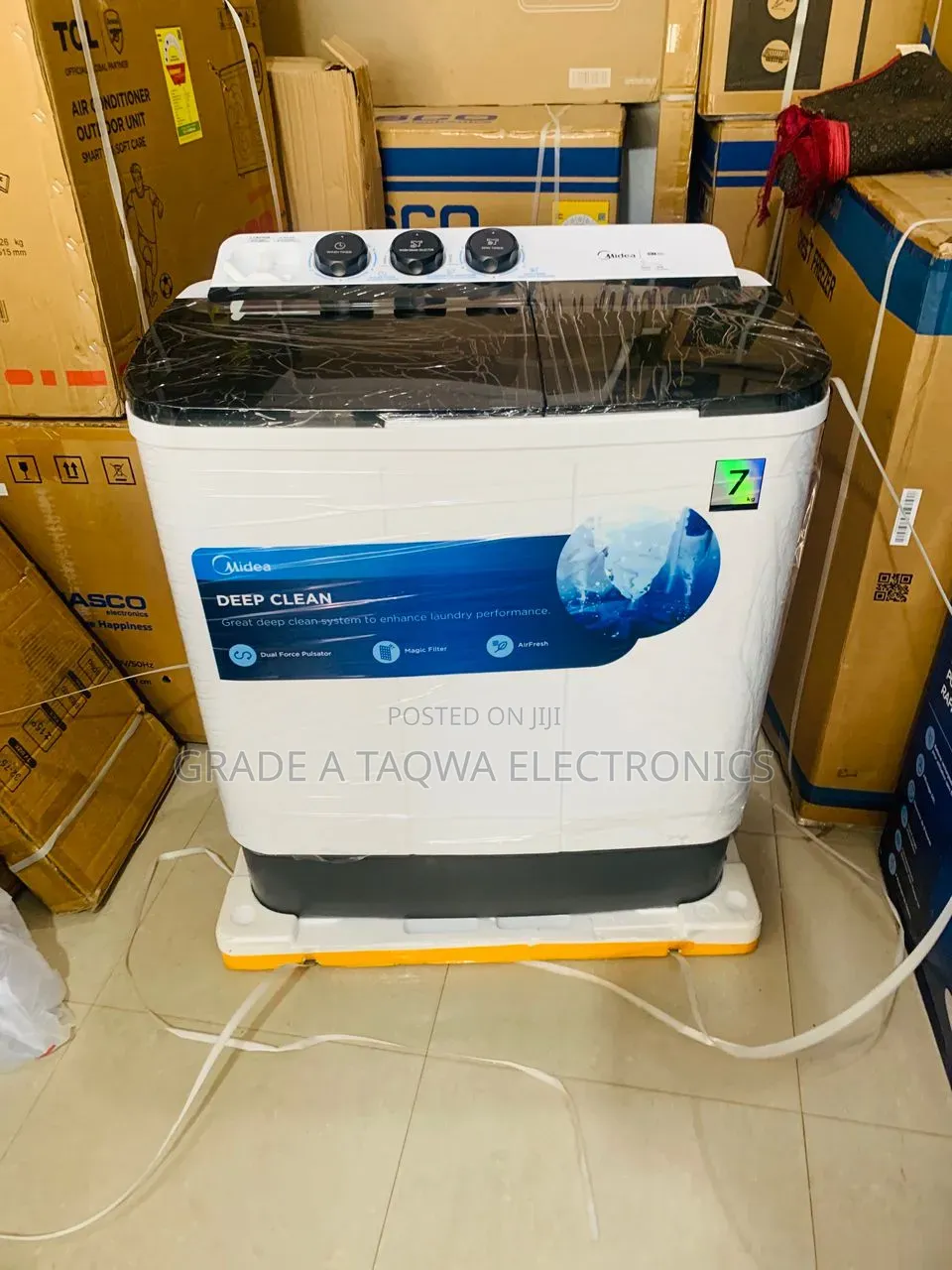 Affordable Media 7kg Semi Automatic Washing Machine