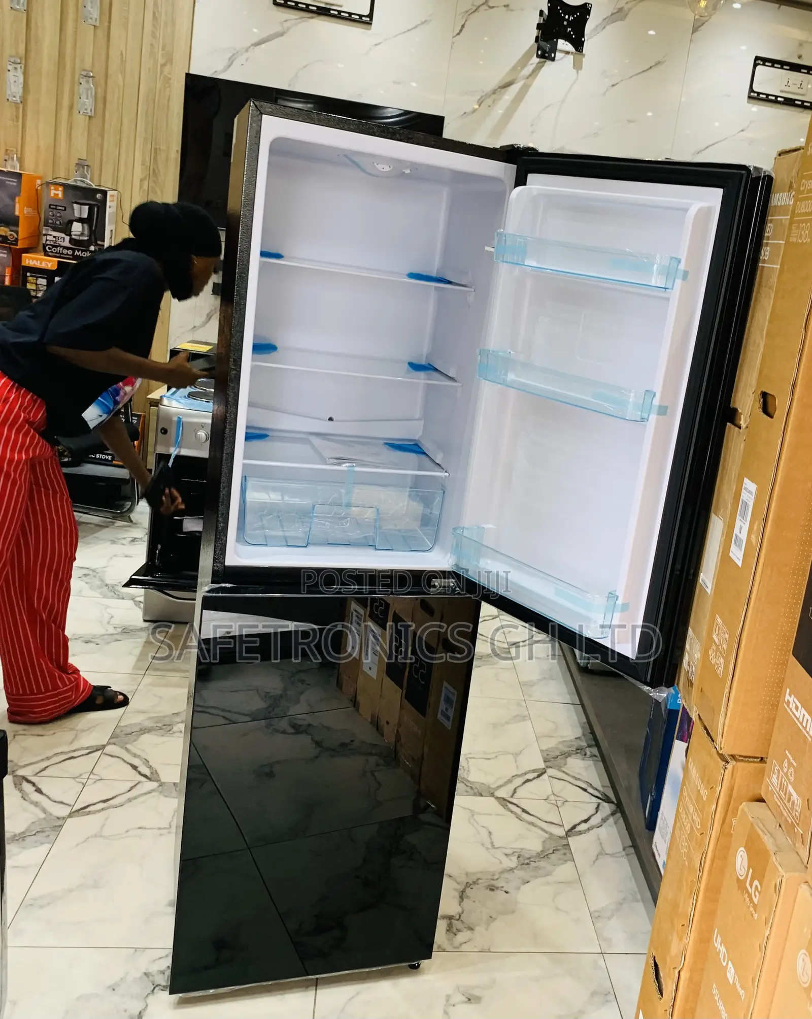 Neatly New Mirror Nasco 196 LTRS Double Door Bottom Mount Refrigerator