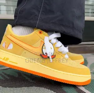 Original Nike Airforce 1 Low Duck Yellow