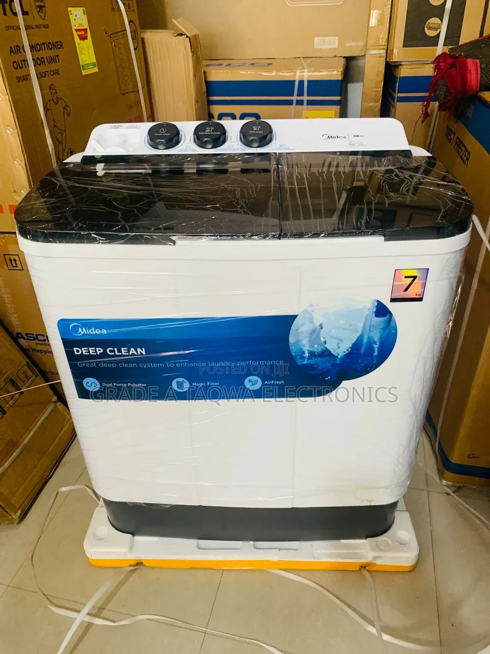 Ultra Modern Media 7kg Semi Automatic Washing Machine