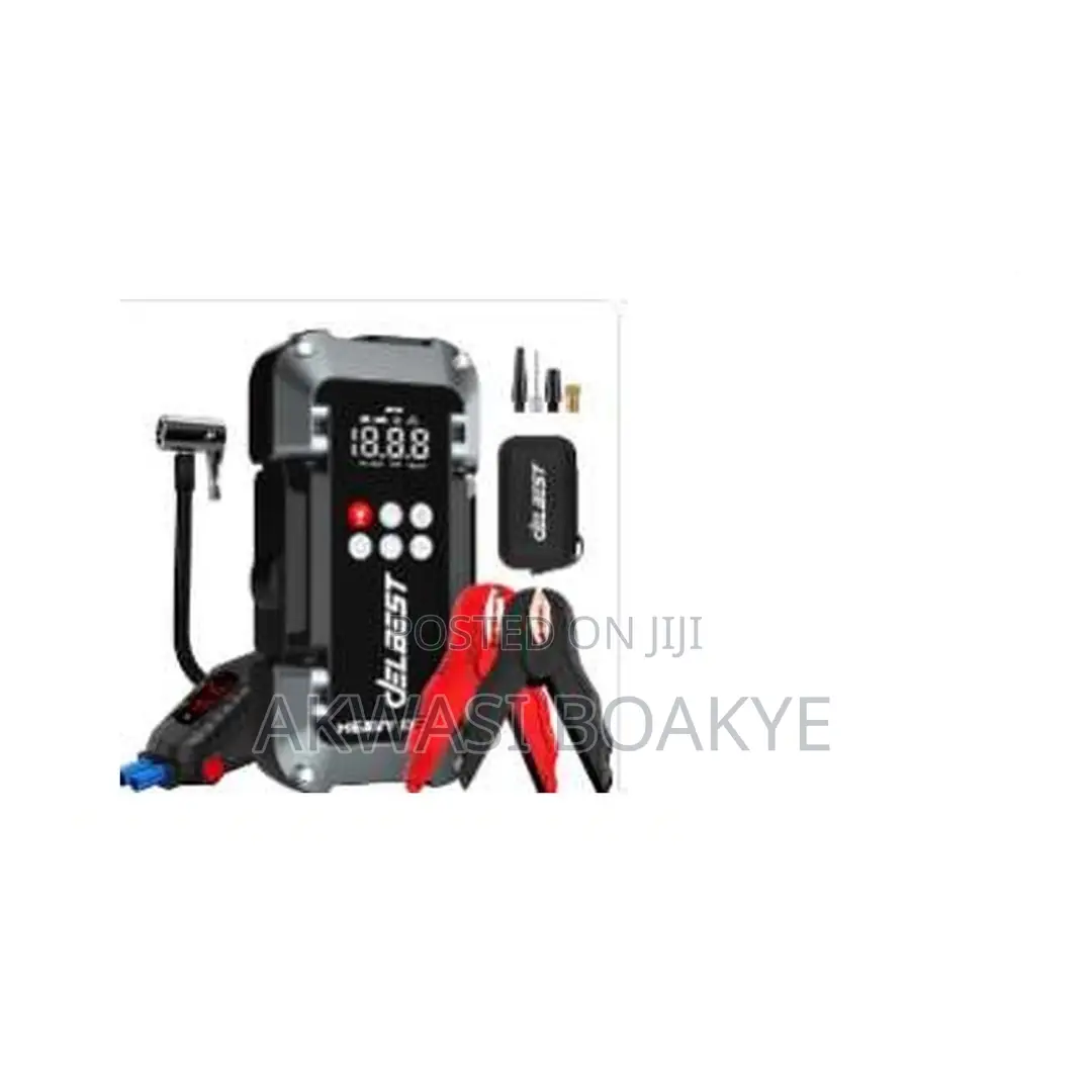 Car Jump Starter + Air Pump (T8) 23,800mah - Emergency Car Kit