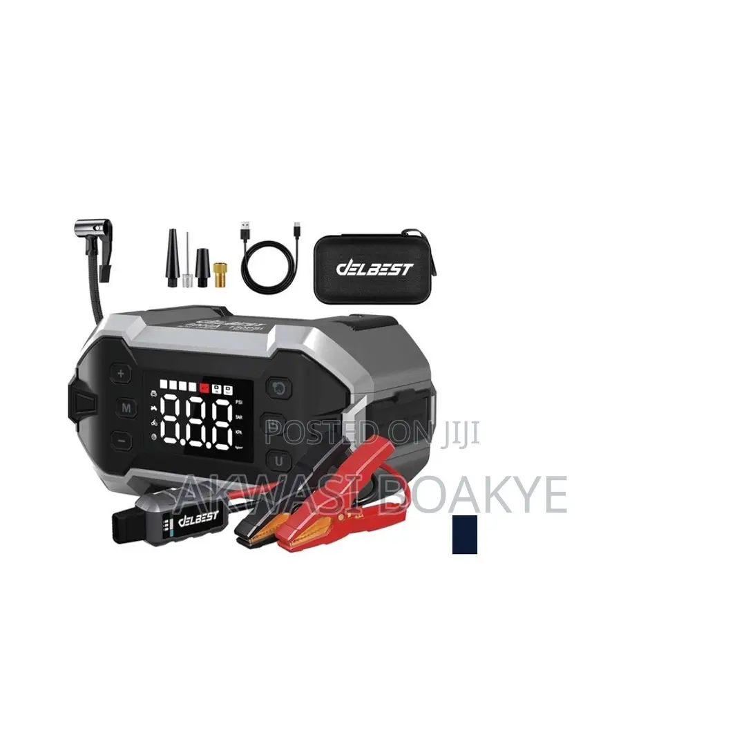 Car Jump Starter + Air Pump (T8) 23,800mah - Emergency Car Kit