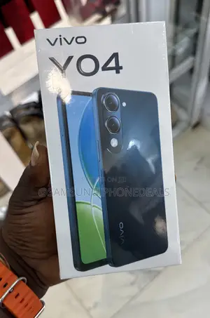 New Vivo Y04 128 GB Black