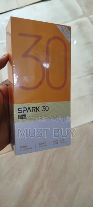 New Tecno Spark 30 Pro 256 GB Black