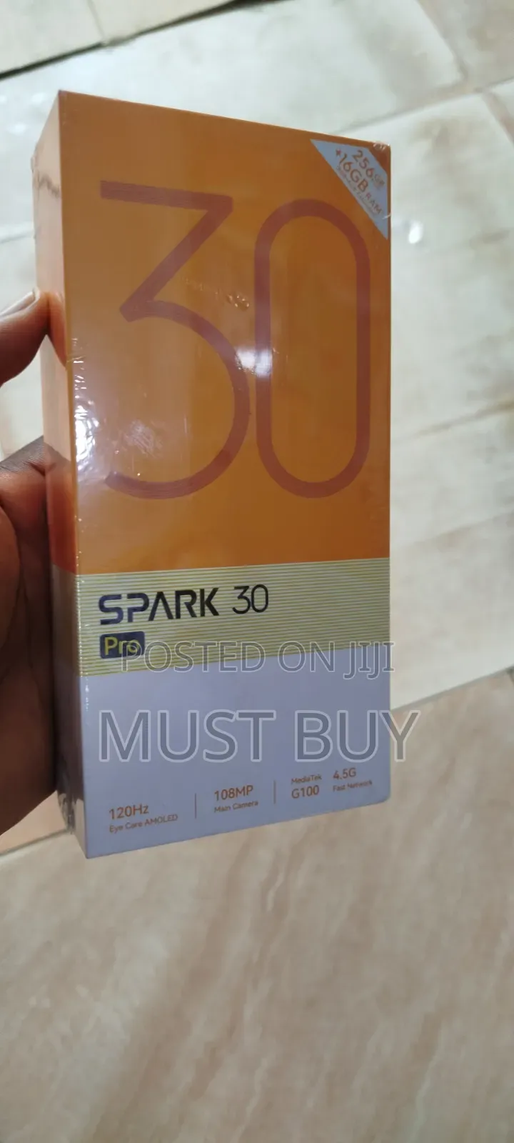 New Tecno Spark 30 Pro 256 GB Black