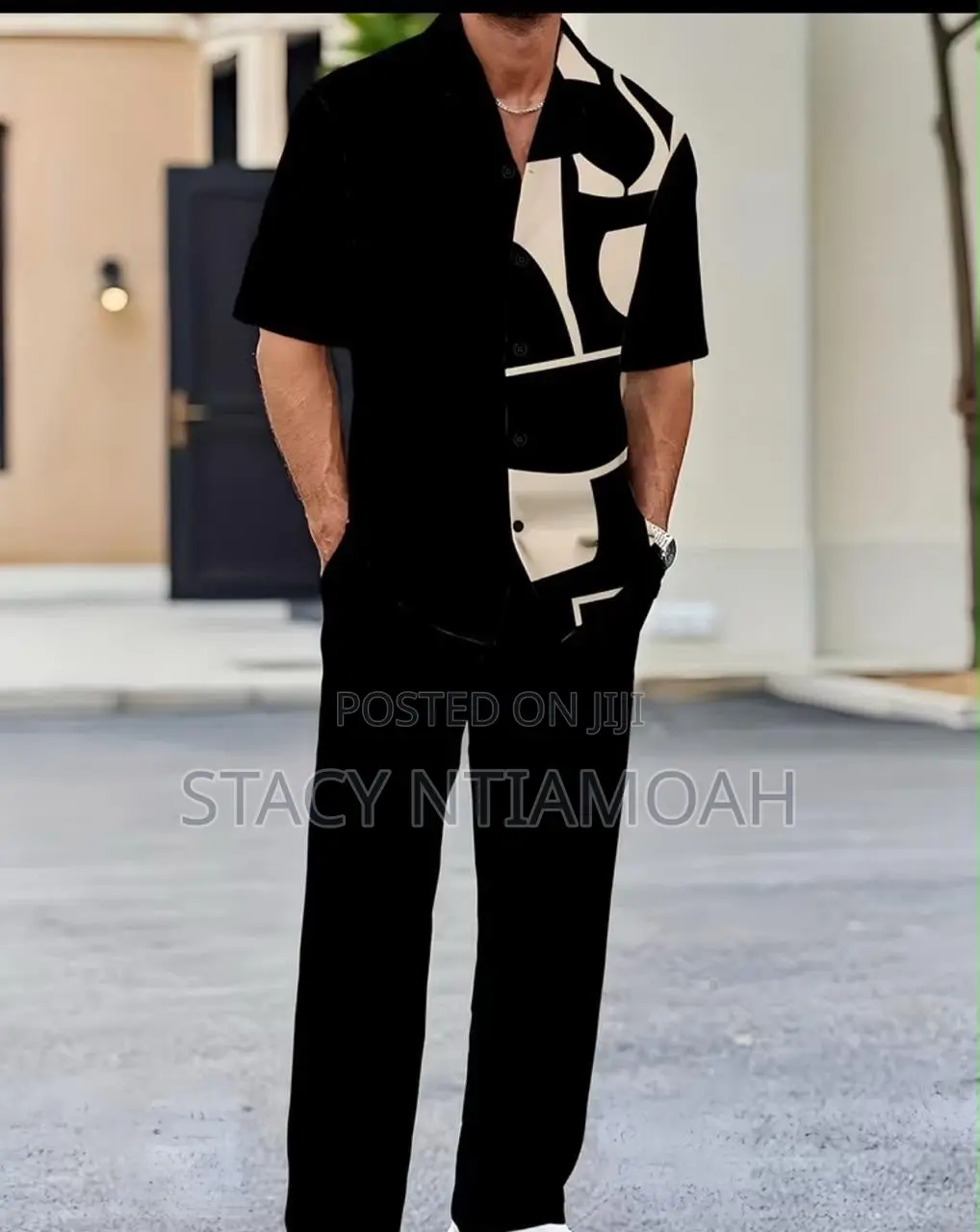 Men Two Piece Casual Dress