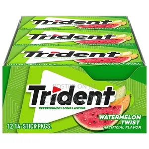 Trident Watermelon Sugar Free Chewing Gum