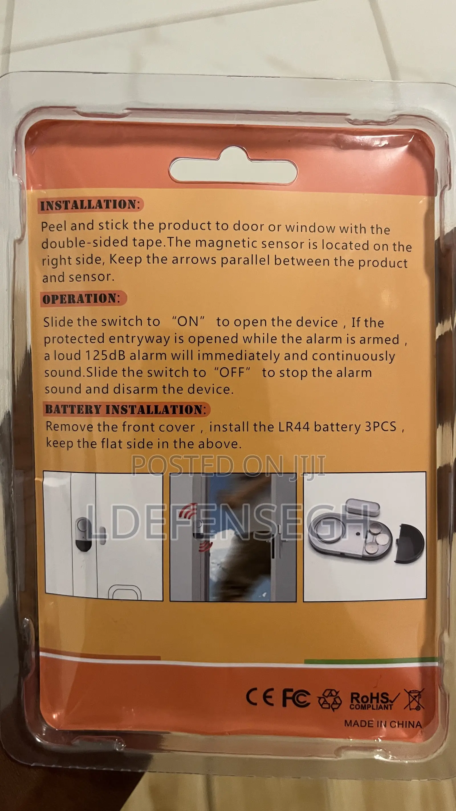 Alarm For Door And Window (120db)