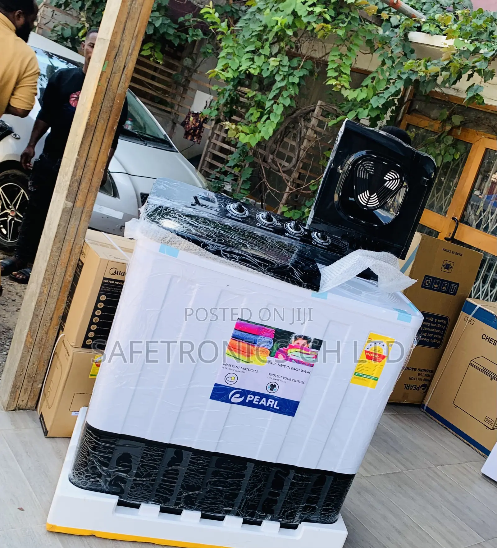 Fabulous White Pearl 18kg Semi-Automatic Washing Machine