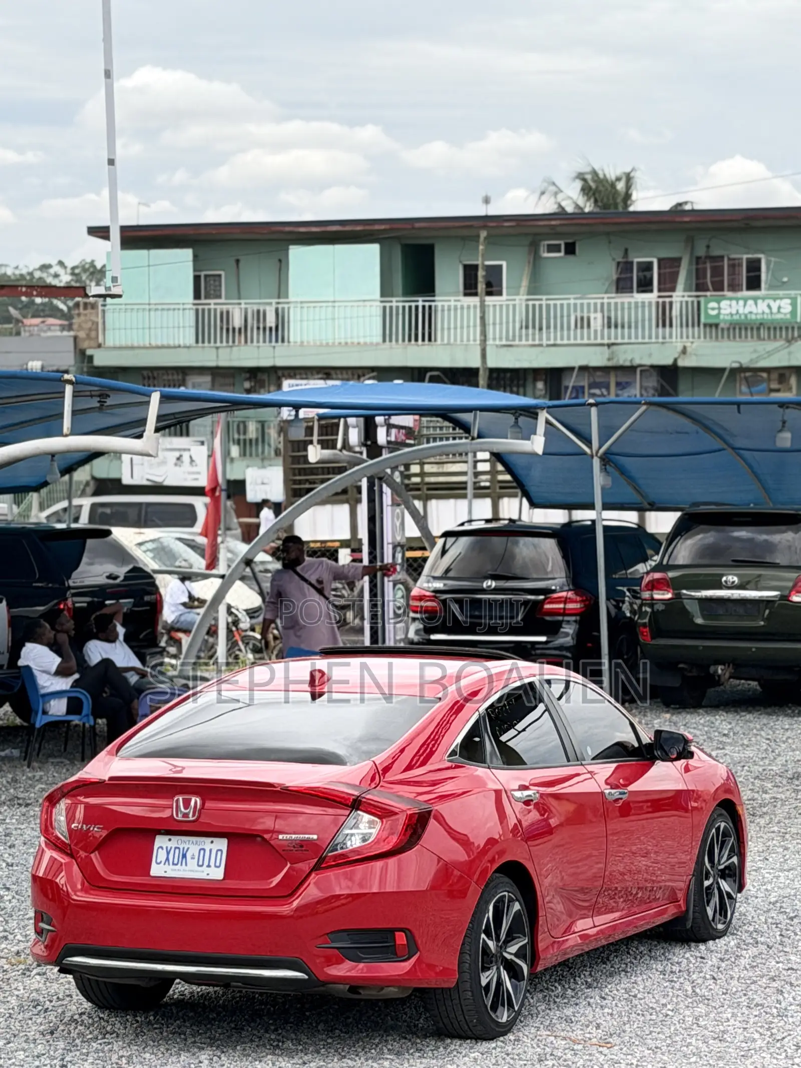 Honda Civic Touring Sedan 2020 Red