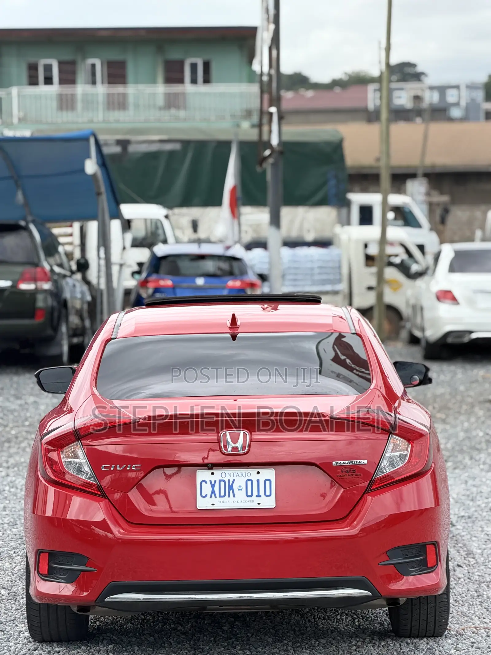 Honda Civic Touring Sedan 2020 Red