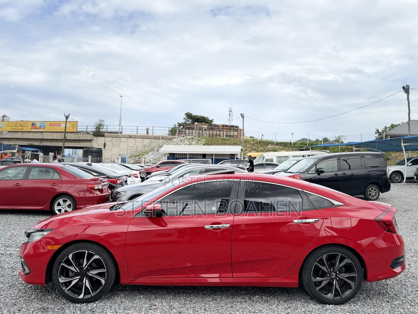 Honda Civic Touring Sedan 2020 Red