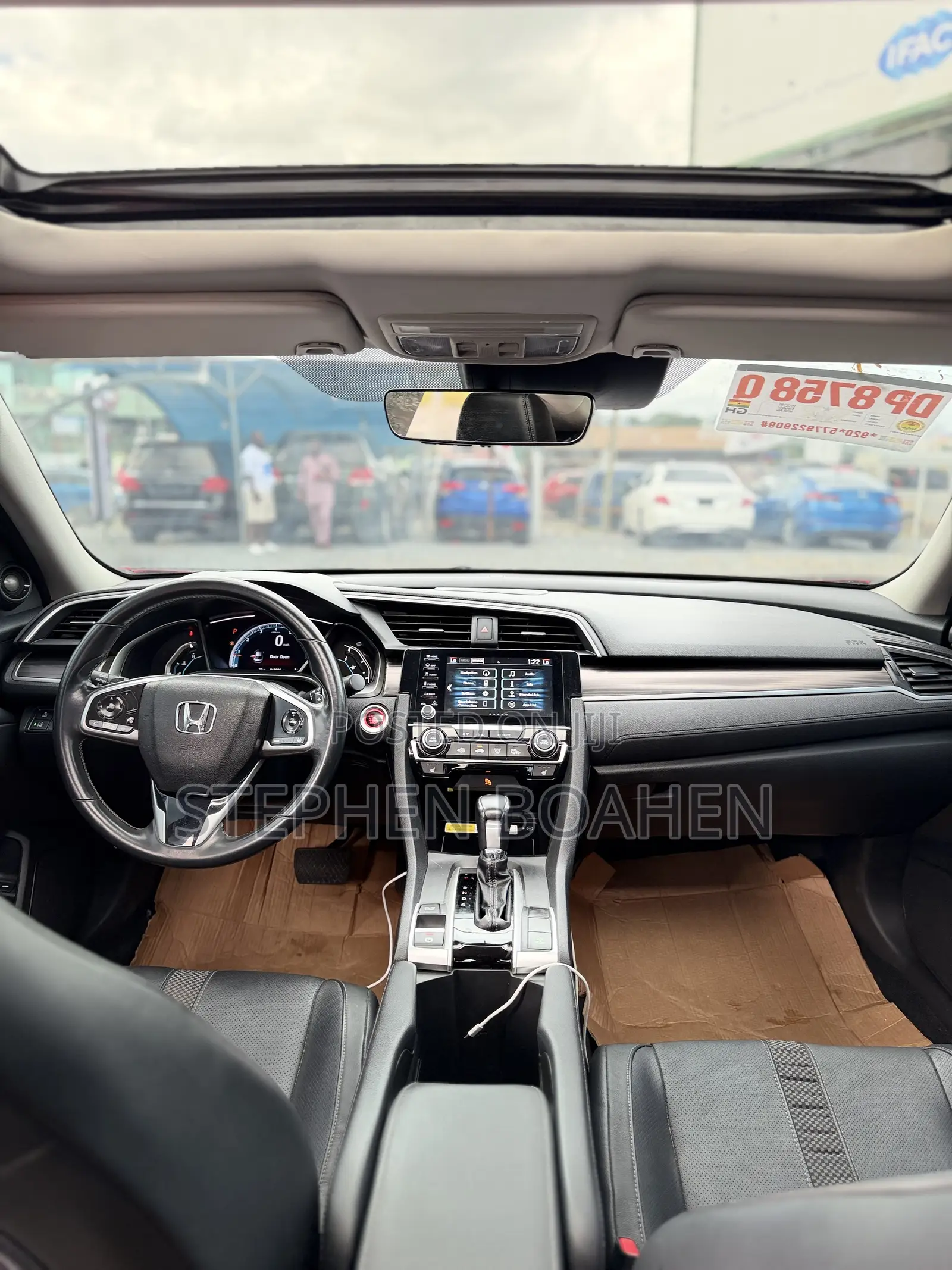Honda Civic Touring Sedan 2020 Red