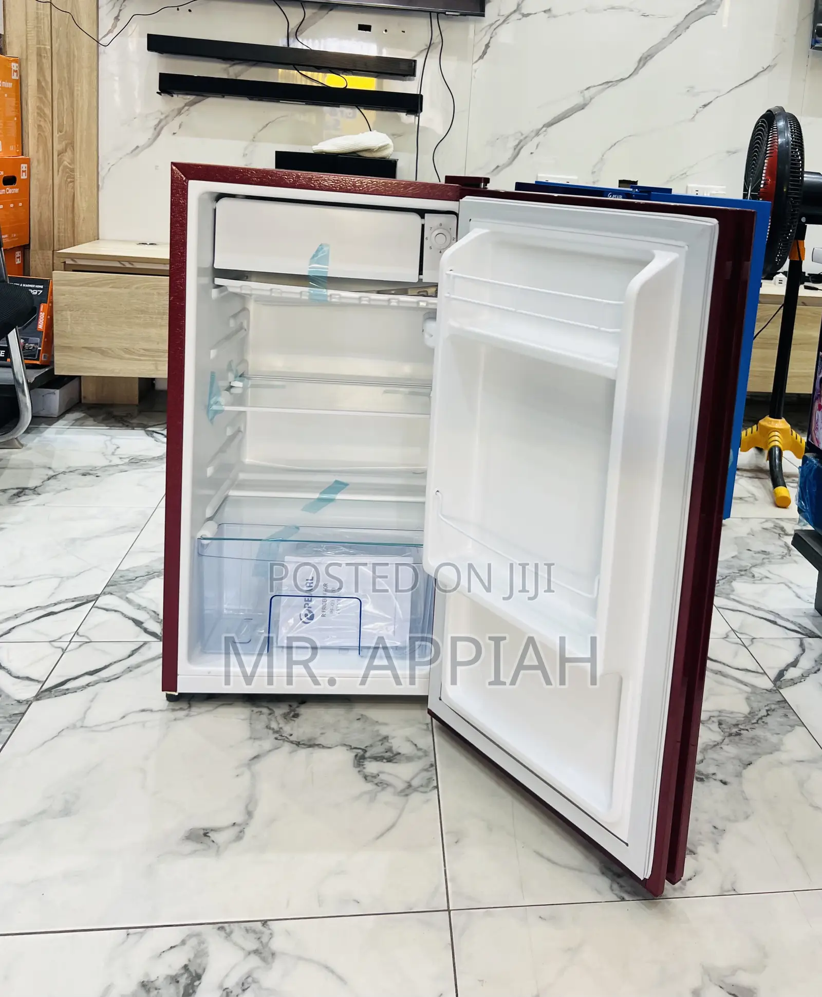 Extremely Cooling Pearl Pf-109-2b 1 Door Table Top Fridge(80l)Red