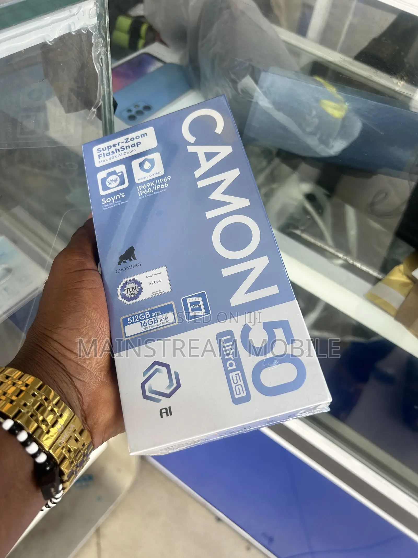 New Tecno Camon 50 Ultra 512 GB Black