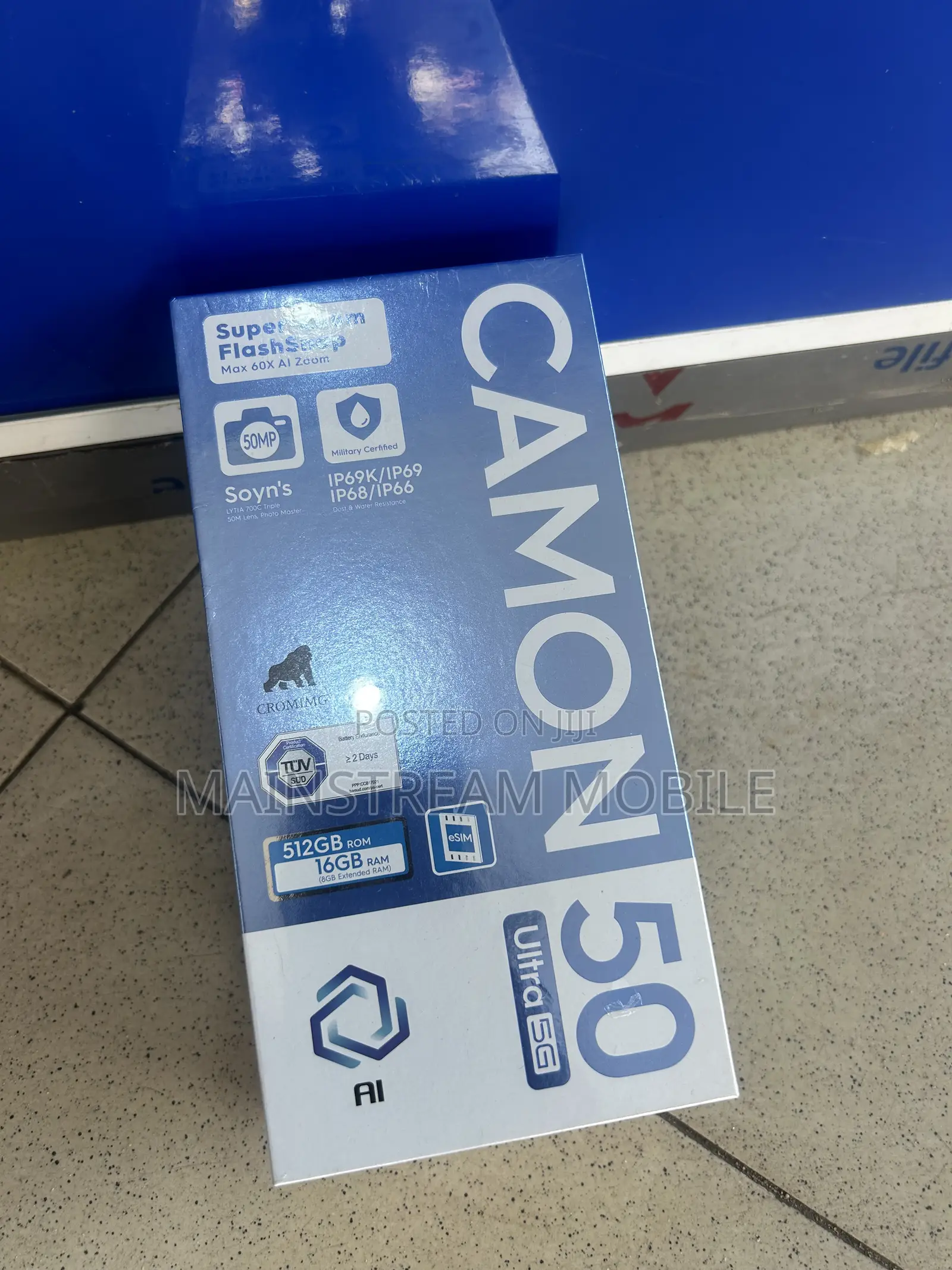 New Tecno Camon 50 Ultra 512 GB Black