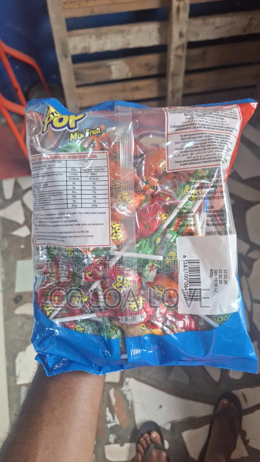 Rio Pop Bubble Gum Pops