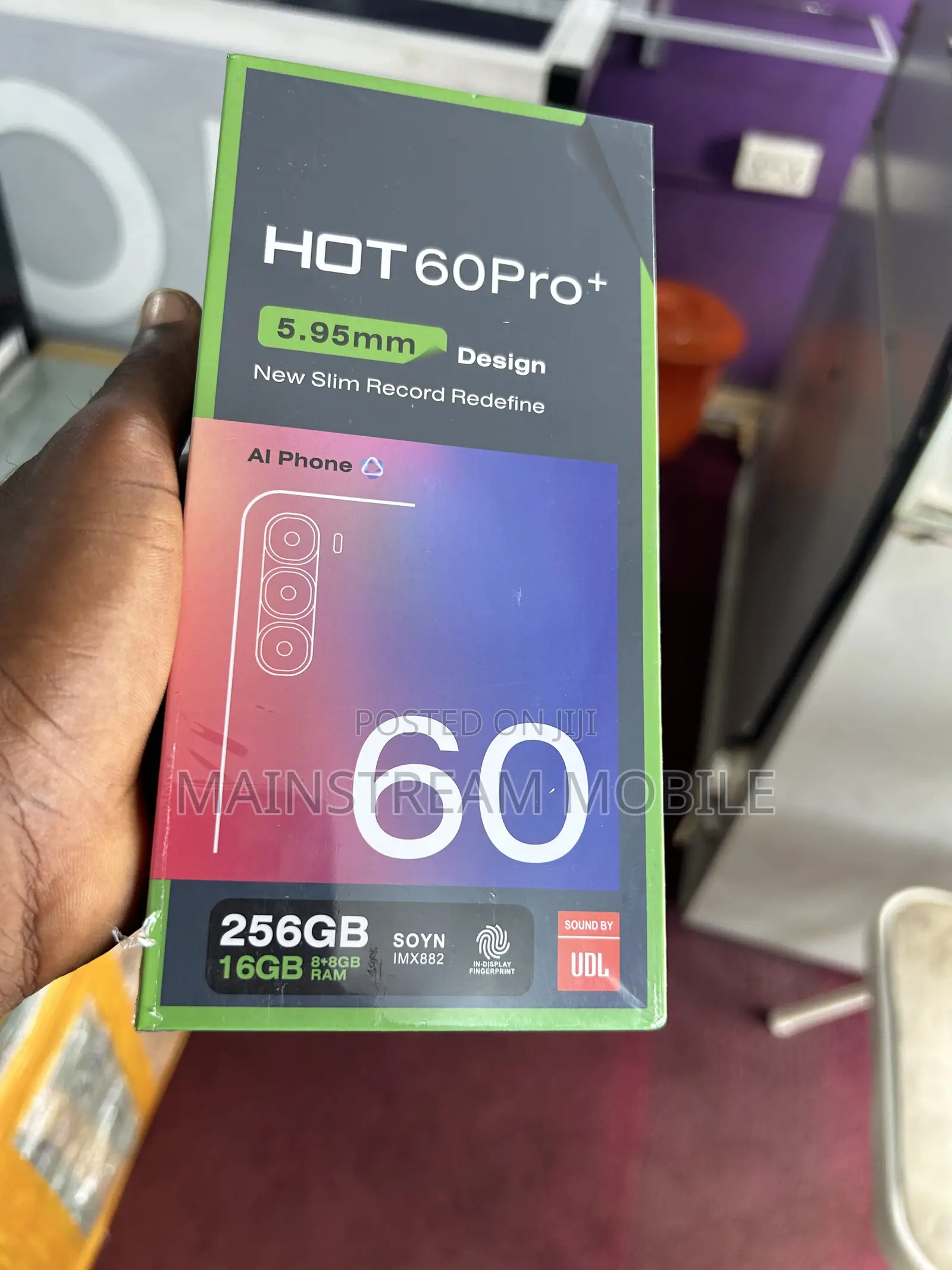 New Infinix Hot 60 Pro+ 256 GB Black