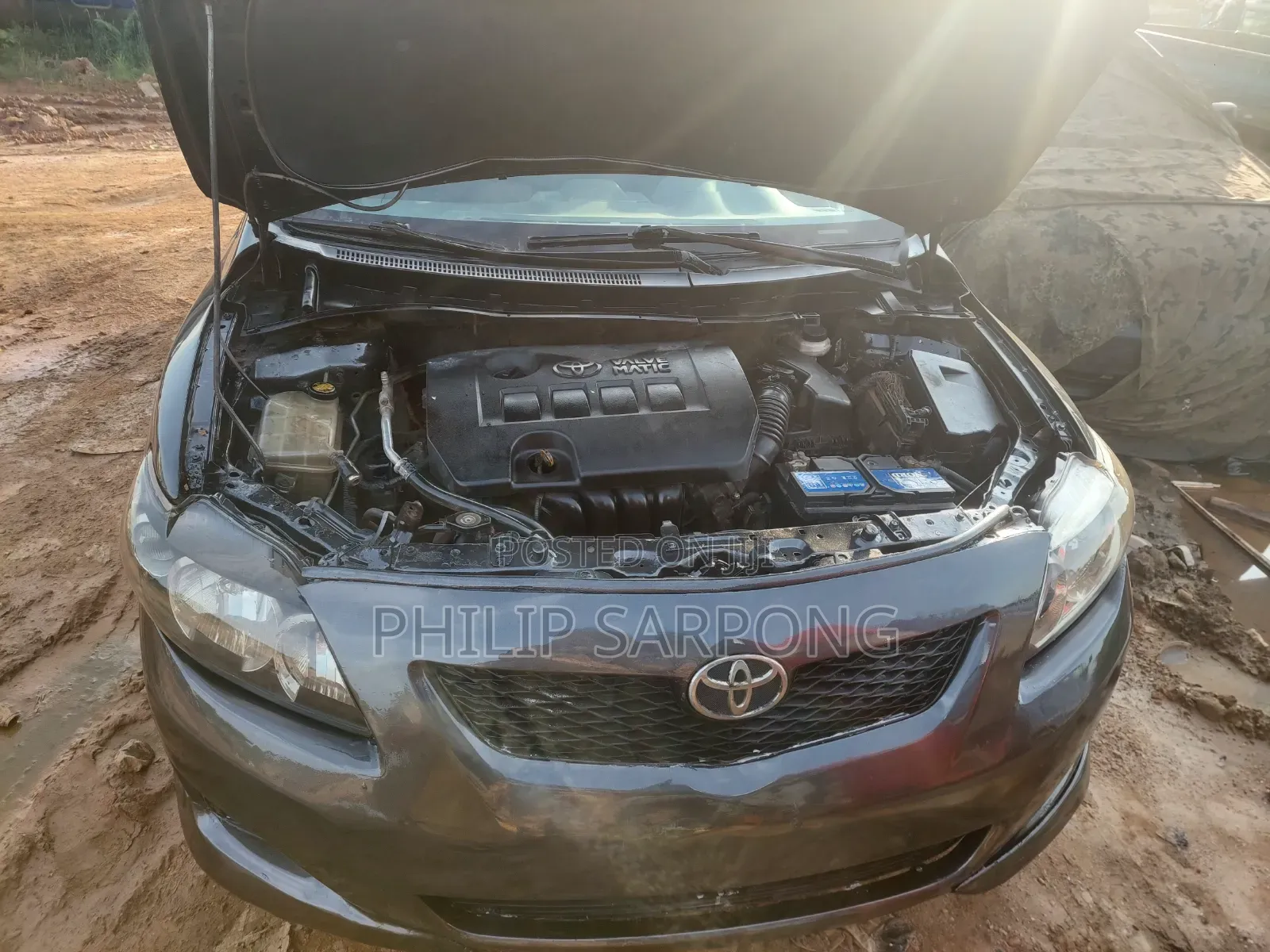 Toyota Corolla S 4dr Sedan (1.8L 4cyl 4A) 2009 Matt Black