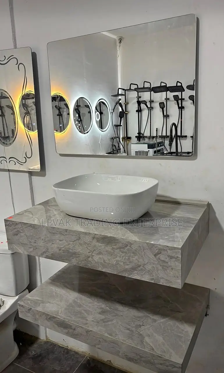 Cabinet Basin - Bathroom Cabinet, Wooden Basin