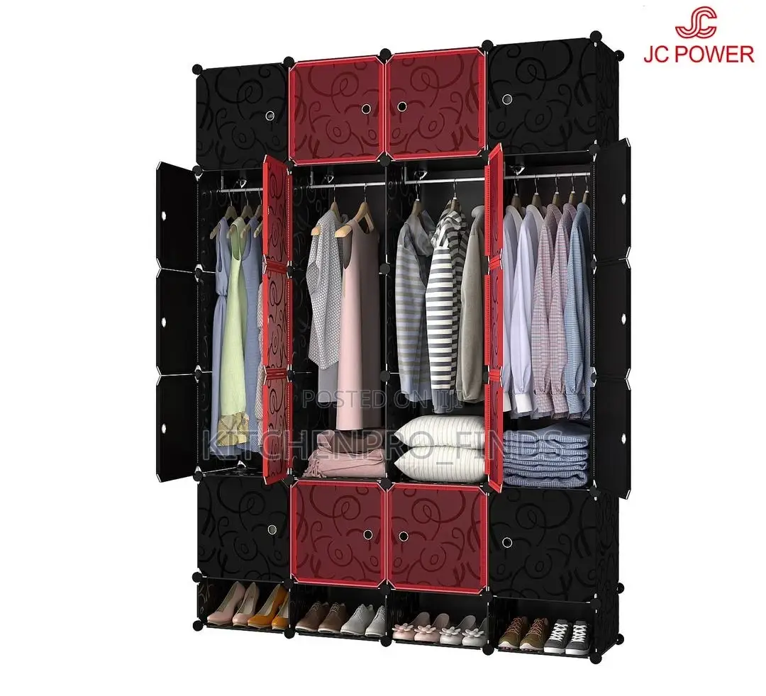 20 Cubes Plastic Wardrobe
