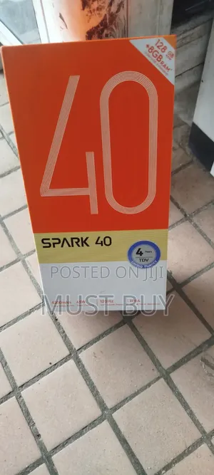 New Tecno Spark 40 128 GB Black