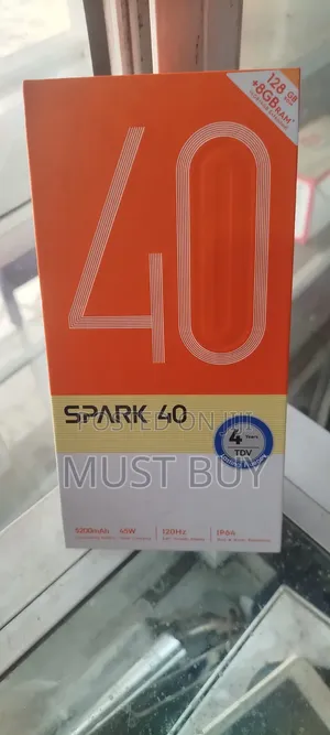 New Tecno Spark 40 128 GB Black