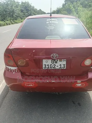 Toyota Corolla 2007 Red