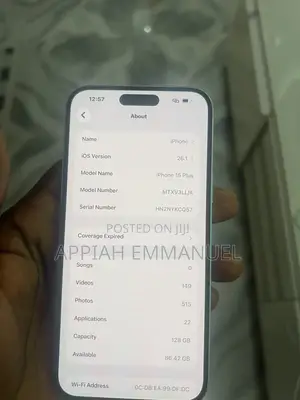 Apple iPhone 15 Plus 128 GB White