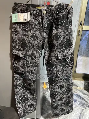 CHG Denim Hoodie That Uses an Off-White- Crossed-Arrow Designwit Down