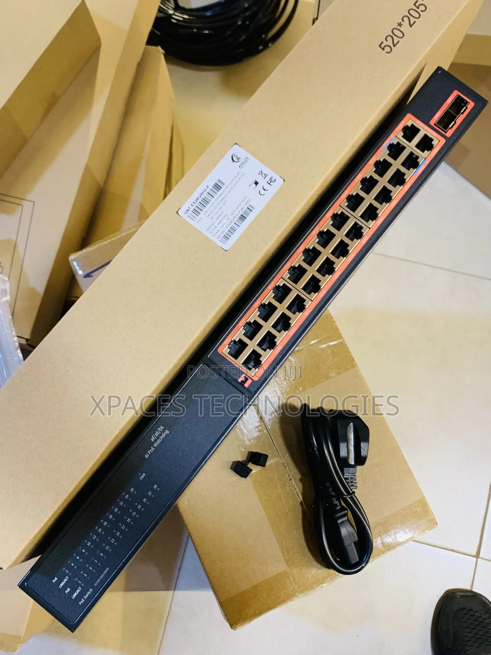 Xpaces 16-Port Poe Switch With 2 Uplink Unmanaged